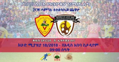 ተጠባቂው የአዲስ አበባ ደርቢ – ወቅታዊ መረጃ !